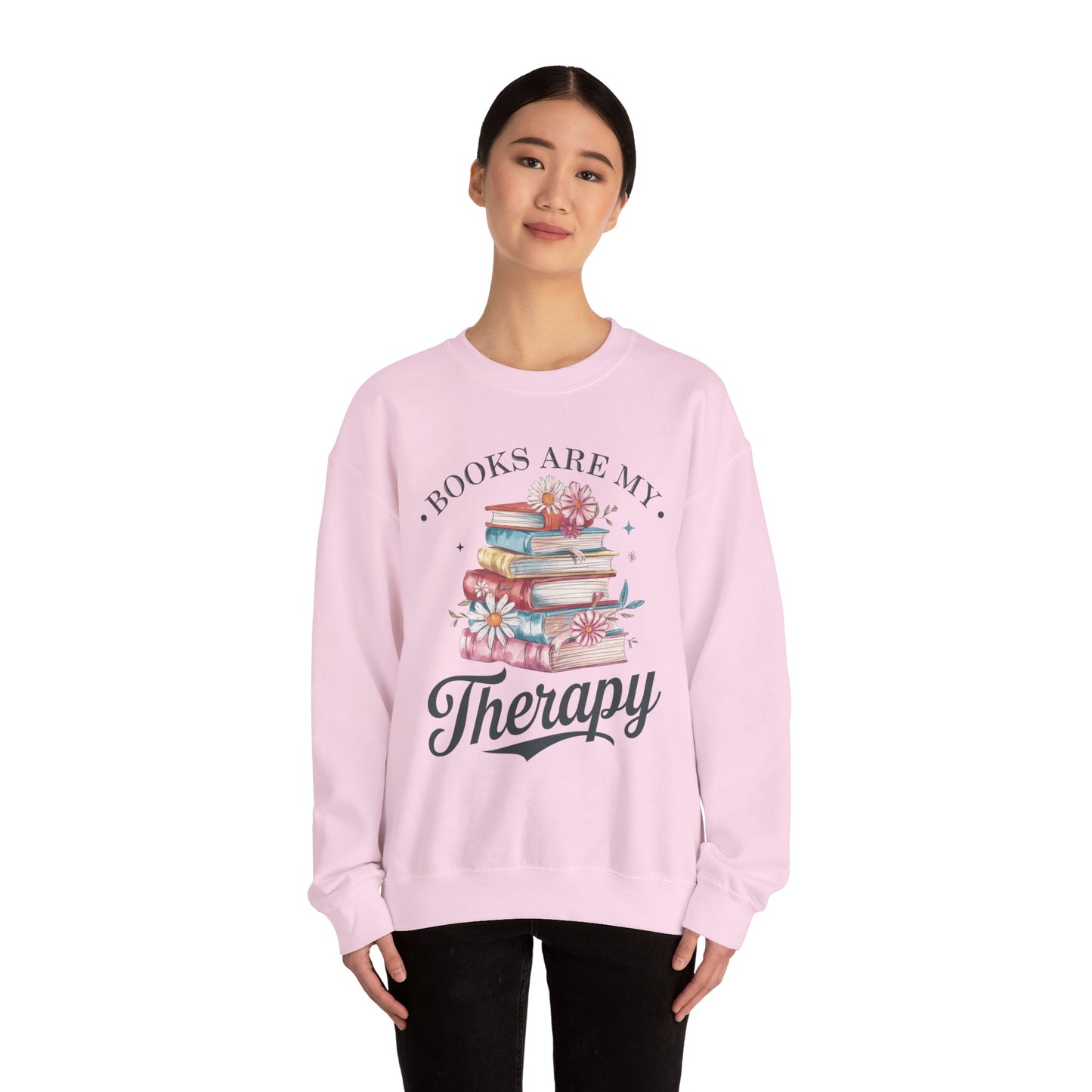 Books Are My Therapy Sweatshirt