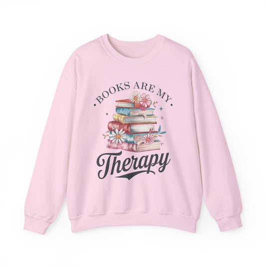 Books Are My Therapy Sweatshirt