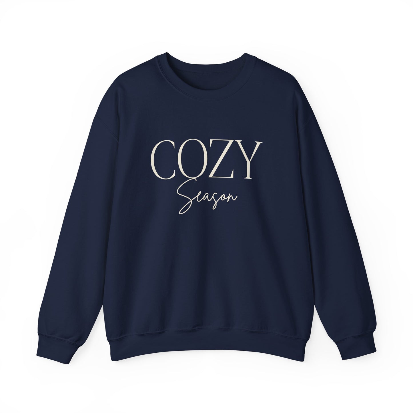 Cozy Season Cream Print Sweatshirt