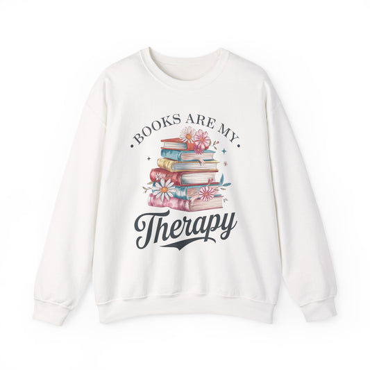 Books Are My Therapy Sweatshirt