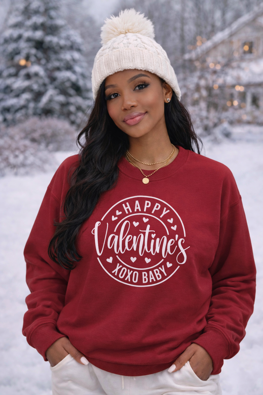 XOXO Baby Valentines Day Sweatshirt