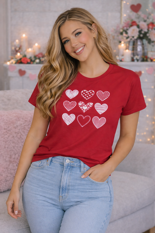 Hearts Tee