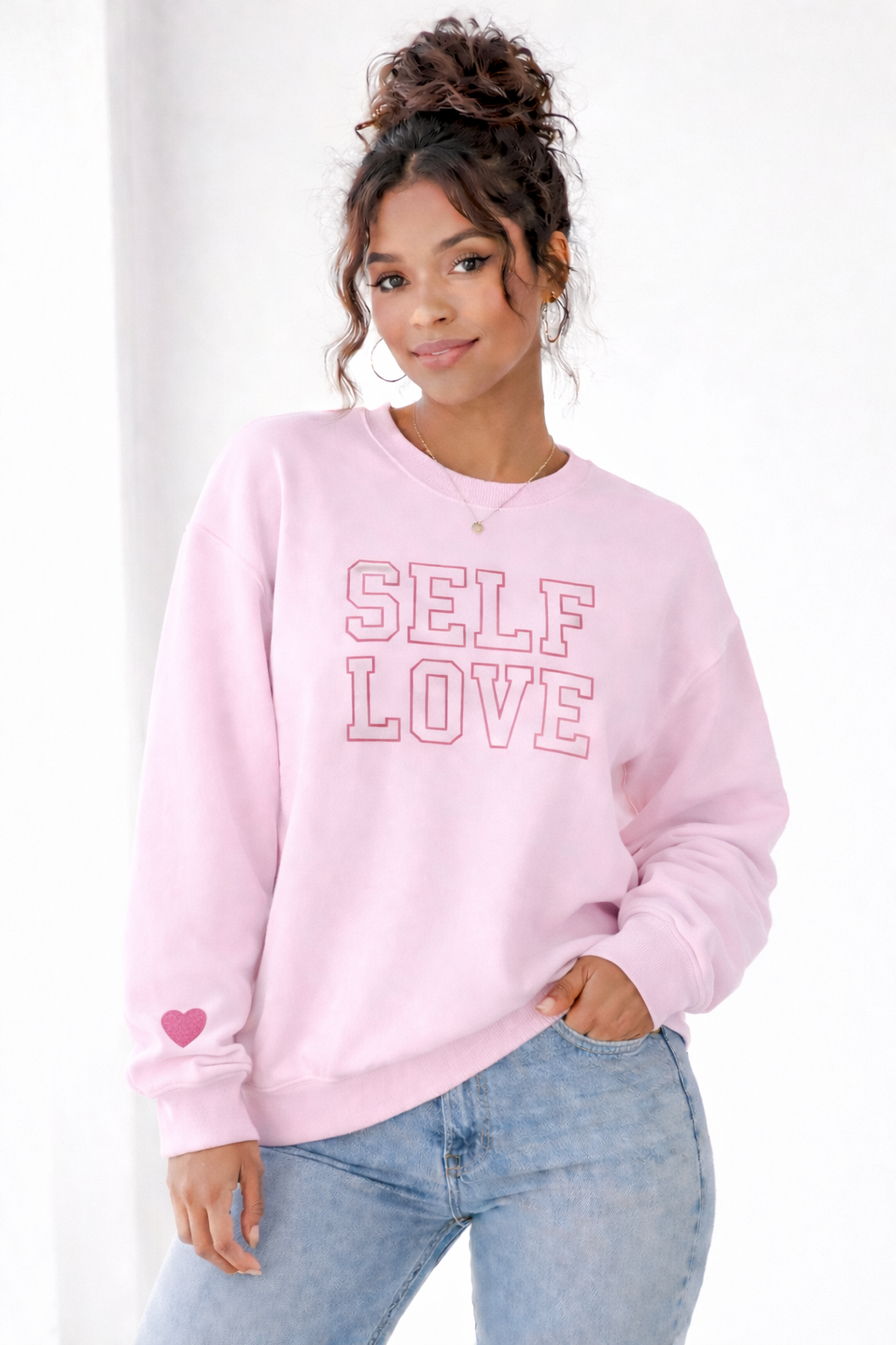 Varsity Self Love Sweatshirt